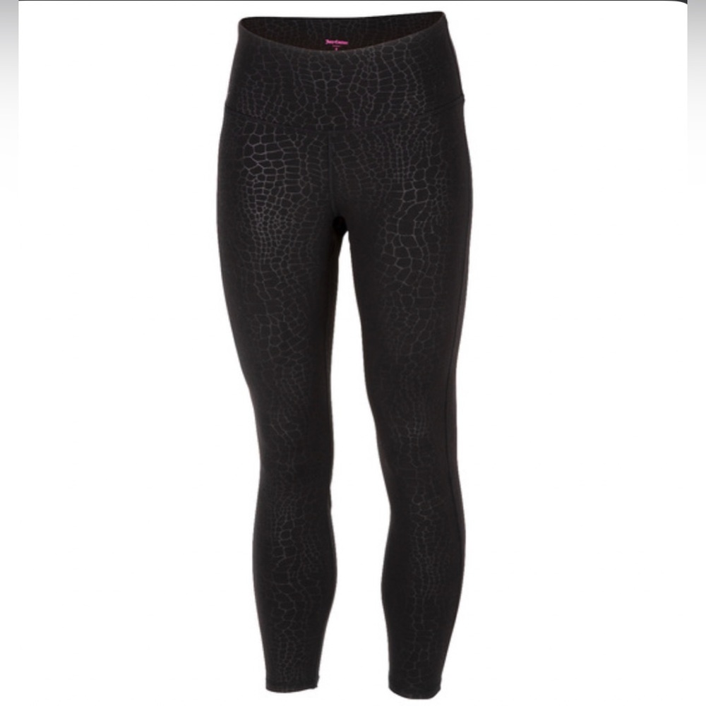 NWT JUICY COUTURE sport high waist croc print leggings